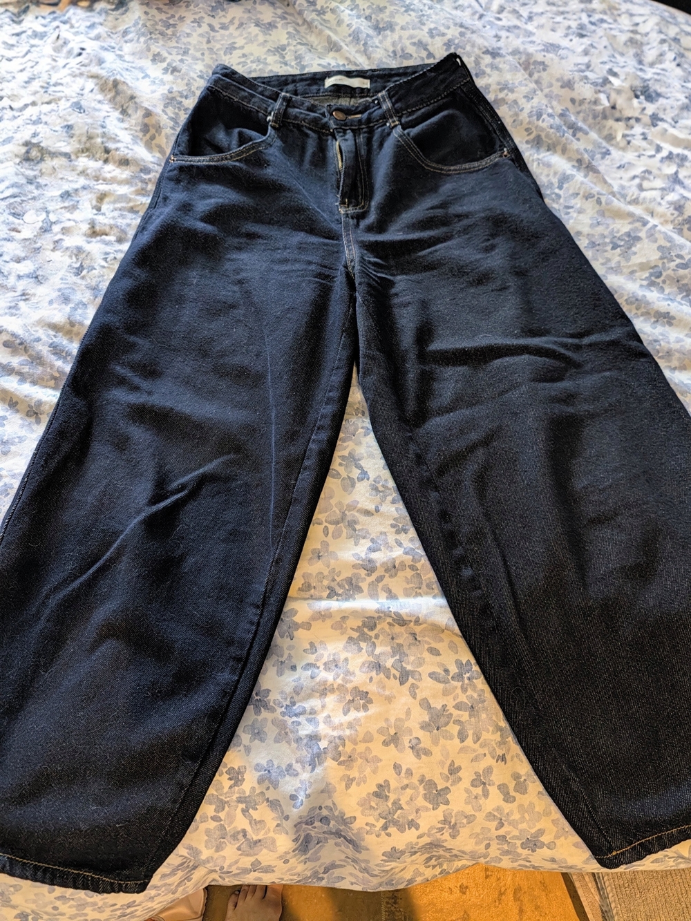 OAK & FORT Barrel Leg Dark Demin Jeans